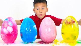 Kaden Emma and Eric Epic Birthday Mystery Egg Adventure