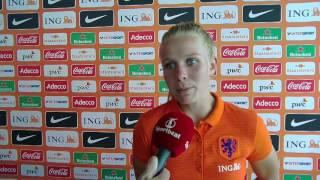 Kika van Es na 5 0 winst met Nederland vs Wales