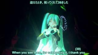 Eng Sub Love Words Full - Vocaloid - Hatsune Miku 39s Giving Day Concert