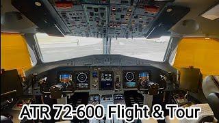 ATR 72-600 Flight & Tour - Also DHC-6 Twin Otter & Embraer 190  C390 at Farnborough Airshow 2024