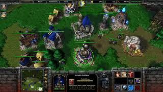 Warcraft 3 1on1 Human vs Undead  Full WC3 Gameplay