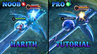 HARITH TUTORIAL 2024  MASTER HARITH IN JUST 17 MINUTES  UNLI DASH  BUILD COMBO AND MORE  MLBB