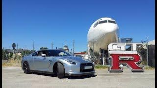 GTR R35 CORRIENDO EN PISTA DE ATERRIZAJE