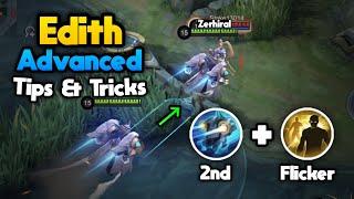 Advanced Tips & Tricks For Edith 2024 - Edith Guide  Mobile Legends