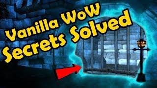 Vanilla WoW Secrets Solved As Well as Other Facts About WoWs Early Design
