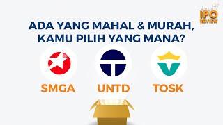 Startup Tambang hingga Motor Listrik mana yang oke?  IPO Review TOSK SMGA UNTD