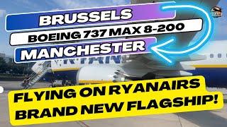 Trip Report  Ryanair Economy  Boeing 737 MAX 8-200  Brussels Charleroi - Manchester