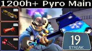 BluGalaxian in Action1200h+ Pyro Main Experience TF2 Gameplay