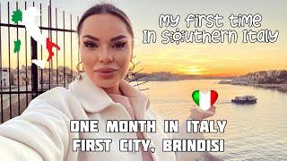 LIFE IN SOUTHERN ITALY  SOLO FEMALE TRAVELLER  MY OPINION ABOUT BRINDISI PEOPLE#vlog#mylife#italy