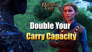 Baldurs Gate 3 - Double Your Weight Carry Capacity