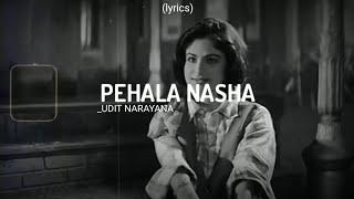 Pehla Nasha Lyrics- Udit Narayan  HINDI LOFI Indian Lofi VIDEOAUDIO Lyrics
