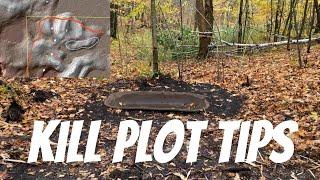 TOP 3 TIPS FOR SUCCESSFUL BIG WOODS KILL PLOTS From design to installation to fine tuning