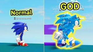 ผมทำให้ Sonic วิ่งเร็วกว่าเดิม 64 เท่า Roblox Sonic Race