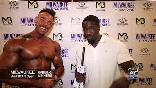 Milwaukee & Titan Open  IFBB Pro Rodrigue Chesnier - winner