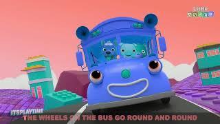 HD VIDEOS - Wheels Goes Round And Round Bus Version but Cocomelôn Animals and Friends WOW