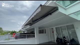 Smart Retractable Awning @ Car Porch Seremban - Smart Curtain Malaysia