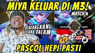 MIYA KELUAR DI M3 ?? PASCOL BERCANDA KETATKAN CELANA DALAM  RRQ VS TODAK MATCH 4 PLAYOFF M3 