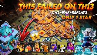 NEW TH13 STRONGEST WARCWL BASE WITH REPLAYS  ONLY 1 STAR BASE  COC