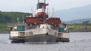 Paddle Steamer Waverley Mull Iona Staffa Fingals Cave and Tobermory 25th May 2024