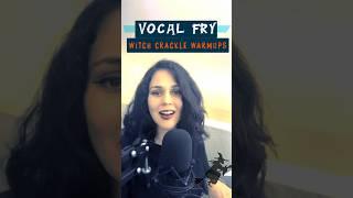 VOCAL FRY - Witch Crackle warmups #melimusiclessons #crackle #vocal  #voice #warmups #vocalfry