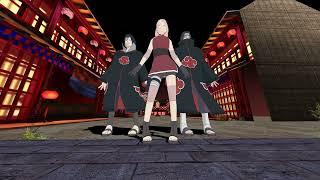  MMD x NARUTO  Freaks - SAKURA ITACHI SASKE