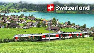 4KLungern & Iseltwald Peaceful and Beautiful Lakeside Villages in Switzerland. 2023