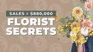 Exposing My 6-Figure Flower Business  Behind the Scenes of A Real $880000 Flower Shop