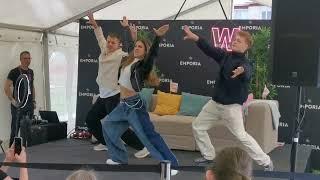 Eurovision 2024 - Cyprus  Silia Kapsis & her dancers in Liar @ Wiwibloggs Emporia Rooftop Lounge