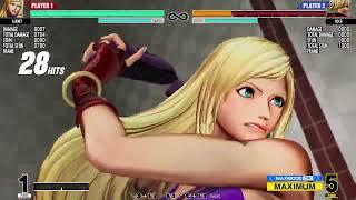 KOF 15 B. Jenet Easy Death Combo but I REALLY miss her old voice.