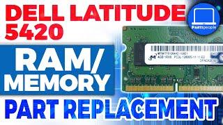 Dell Latitude 5420 How-To Install & Replace RAMMemory  Repair Guide