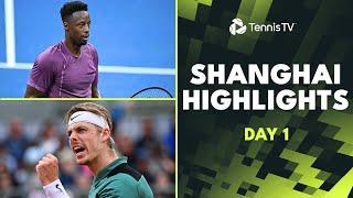 Nishikori Plays Navone Monfils & Shapovalov Also In Action  Shanghai 2024 Highlights Day 1