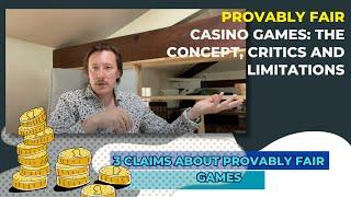 Provably fair casino games the concept critics and limitations.