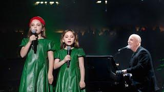 Billy Joel Live His Daughters & Elvis Costello Perform Christmas Concert  Last Night @ MSGNYC ️
