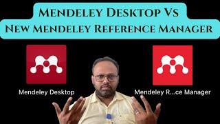 How is the New Mendeley Reference Manager different from Mendeley Desktop?#mendeley #mendeleydesktop