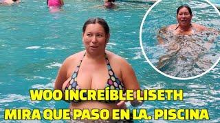 ️️MIRA. A LISETH EN LA PISCINA WOO INCREÍBLE 