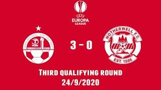 Hapoel Beer-Sheva vs Motherwell  3-0  UEFA Europa League 202021 Third qualifying round