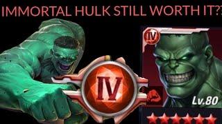 Is Tier 4 IMMORTAL HULK OP in World Boss Legend? - Marvel Future Fight