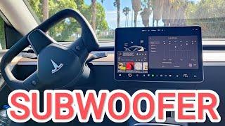Double Subwooferpower for Free Tesla