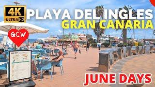 PLAYA DEL INGLES Gran Canaria June 2024 Plaza Shopping Centre to Anexo 2 Shopping Centre