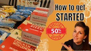 How to do Nutrisystem  DO THIS BEFORE Your Order Arrives