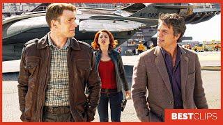 Steve Rogers Meets Bruce Banner & Natasha Romanoff - Scene  The Avengers 2012 Movie CLIP 4K