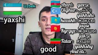 Basic common words in Uzbek language. Learning Uzbek  الكلمات الشائعة  Özbekçede yaygın kelimeler