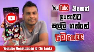 YouTube  Monetization for Sri Lanka @ChanuxAcademy  Sinhala Tutorial