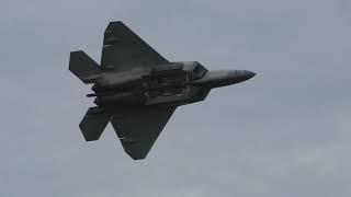 Thrilling F-22 Raptor Demo Pass