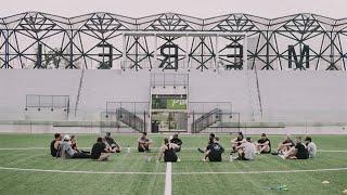 Austin FC Hosts Workout with Merging Vets and Players as Part of Mental Health Awareness Month