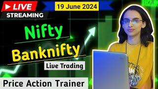 Live Trading Nifty Banknifty  19 June #livetrading #trading #balrajtradingtech #nifty