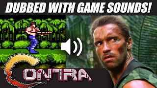 Predator dubbed with CONTRA NES game sounds  RetroSFX Mashups