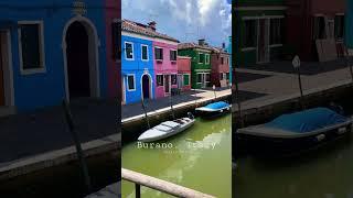 Exploring the Venetian Islands Burano Italy #travel #venice #burano