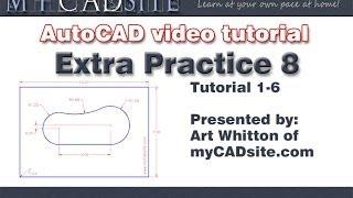 Beginner AutoCAD - Circle TTR Exercise