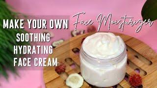 How to Make HYDRATING Face Cream at home  DIY MOISTURIZER FOR DRY SKIN